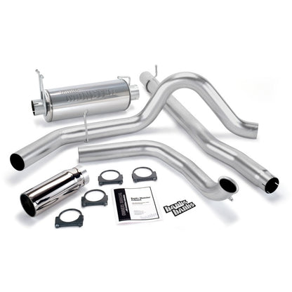Banks Power 99-03 Ford 7.3L Monster Exhaust System - SS Single Exhaust w/ Chrome T 48656 Photo - Primary