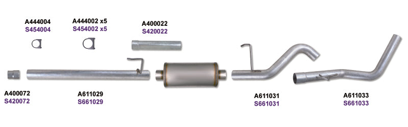 Diamond Eye Performance Diamond Eye KIT 3in CB SGL GAS AL FORD 5.4L F150 04-08 K3320A K3320A Photo - Unmounted
