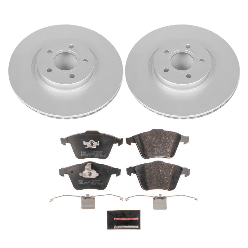PowerStop Power Stop 06-13 Volvo C70 Front Euro-Stop Brake Kit ESK5430 ESK5430 Photo - Primary
