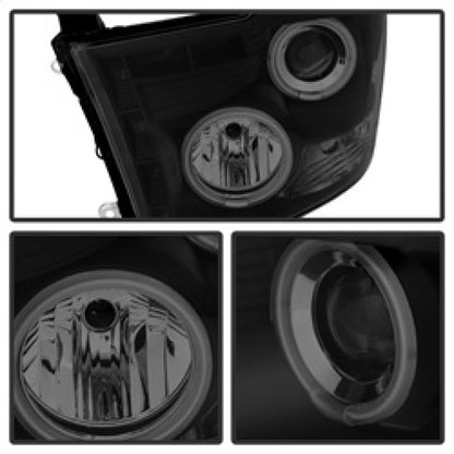Spyder Dodge Ram 1500 09-14 Projector Halogen Model- CCFL Halo LED - Blk Smke PRO-YD-DR09-CCFL-BSM 5078810 5078810 Photo - Unmounted