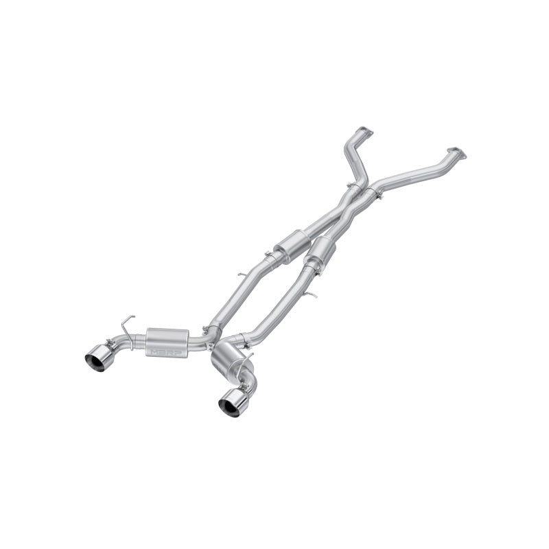 MBRP 23-24 Nissan Z 3.0L Armor Pro T304 Stainless Steel 3in Cat-Back Dual Rear Exit w/ 5in OD Tips S4408304 S4408304 Photo - Primary