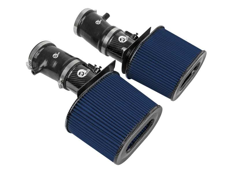 aFe 15-21 Lamborghini Huracan V10-5.2L Track Series Intake System w/ Pro 5R Filter 57-10012R 57-10012R Photo - Primary