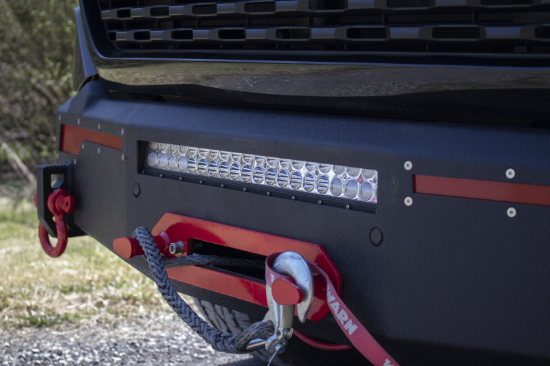 Fishbone Offroad 2019+ Ram 1500 Pike Winch Plate - Black FB22401 FB22401 Photo - lifestyle view