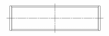 ACL Toyota 1GR-FE V6 DOHC .25mm Oversized High Performance Rod Bearing Set 6B8262H-.25 6B8262H-.25 Technical Drawing