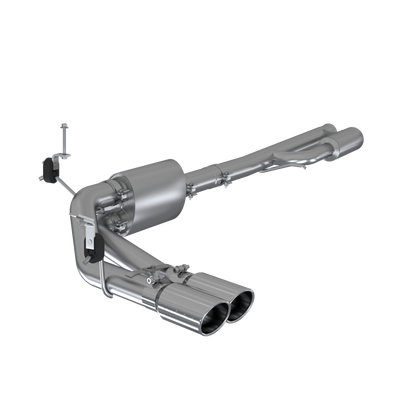 MBRP 2019+ Chevrolet Silverado 1500 4.5L/5.3L Pre-Axle Dual Side Exite w/ 4in OD Tip - AL S5092AL S5092AL Photo - Primary
