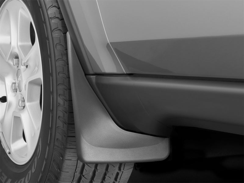 WeatherTech 11-16 Jeep Grand Cherokee No Drill Mudflaps - Black 110058 Photo - Mounted