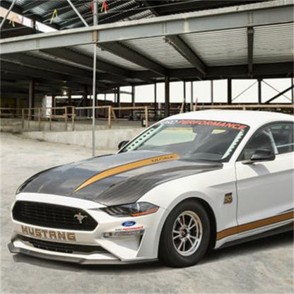 Ford Racing 2018 Ford Mustang Cobra Jet Carbon Fiber Hood M-16612-AECJ M-16612-AECJ Photo - Mounted