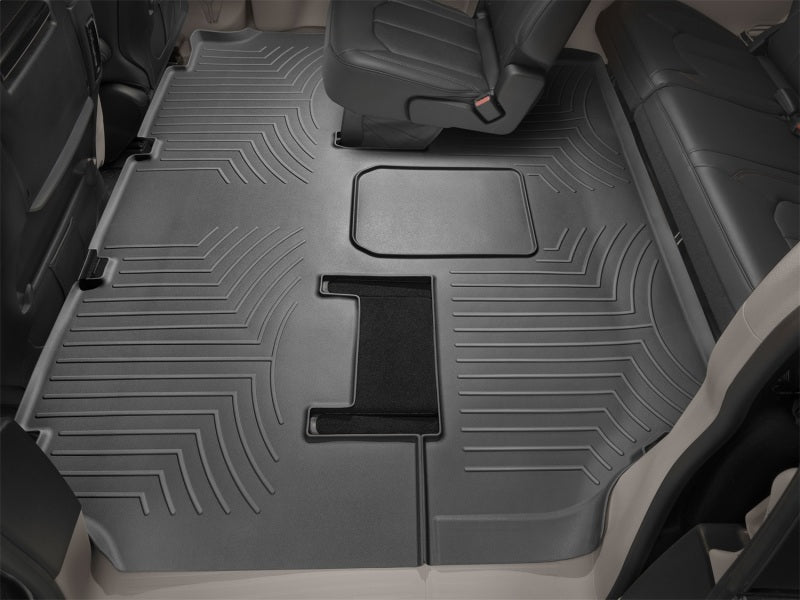 WeatherTech 2022+ Kia Carnival (7 Pass Seating / Does Not Fit SX Prestige) Rear FloorLiner - Black 4416723 4416723 Photo - Primary