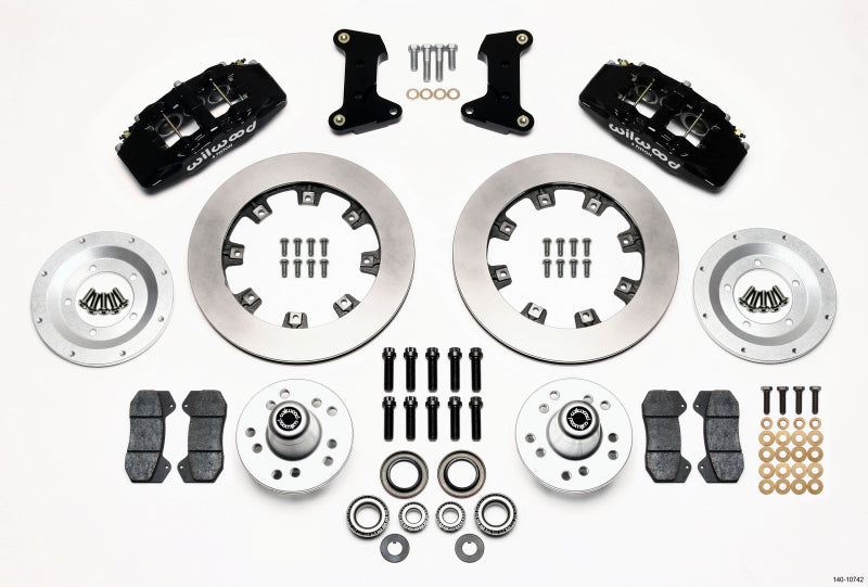 Wilwood Dynapro 6 Front Hub Kit 12.19in 74-80 Pinto/Mustang II Disc Spindle only 140-10742 140-10742 Photo - Primary