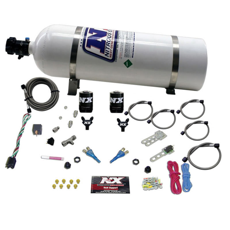 Nitrous Express GM TBI Nitrous Kit (50-125HP) w/15lb Bottle 20218-15 20218-15 Photo - Primary