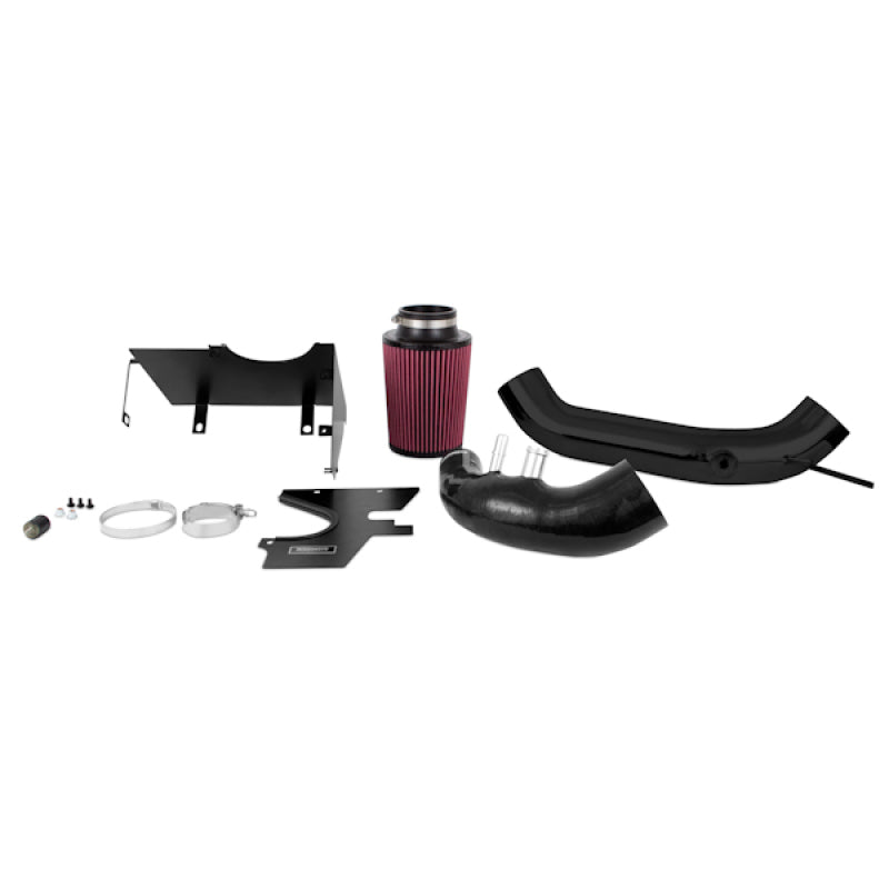 Mishimoto Wrinkle Black Performance Air Intake - Ford Mustang EcoBoost 2015+ MMAI-MUS4-15WBK Photo - Primary