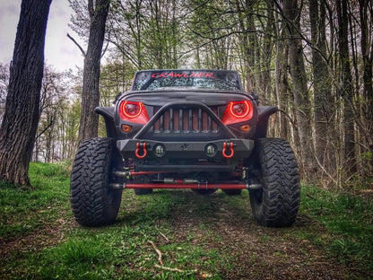 ORACLE Lighting Oracle 7in High Powered LED Headlights - Black Bezel - Red 5769-003 5769-003 Photo - lifestyle view