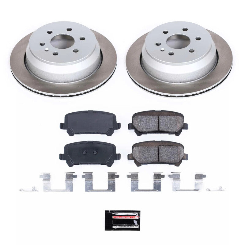 PowerStop Power Stop 15-20 GMC Canyon Rear Semi-Coated Rotor Kit SC7127 SC7127 Photo - Primary