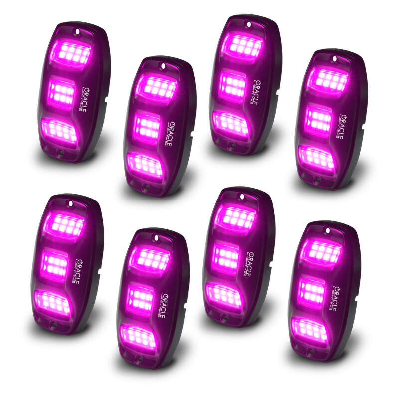 ORACLE Lighting Oracle Underbody RGB+W Wheel Well Rock Light Kit - 8 PCS - ColorSHIFT 5895-339-8 5895-339-8 Photo - out of package