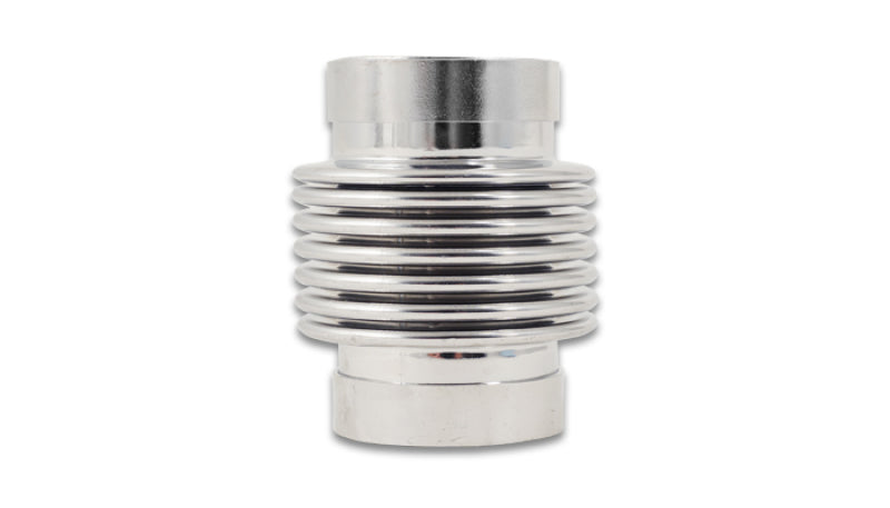 Vibrant SS Bellow Assembly w/ Liner 1.875in Inlet/Outlet ID x 2.75in OAL Electro Polished 69527 69527 Photo - Primary
