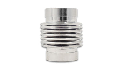 Vibrant SS Bellow Assembly w/ Liner 1.875in Inlet/Outlet ID x 2.75in OAL Electro Polished 69527 69527 Photo - Primary