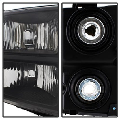SPYDER Xtune GMC Sierra 07-13 Crystal Headlights Black HD-JH-GSIE07-AM-BK 9034749 9034749 Photo - Unmounted