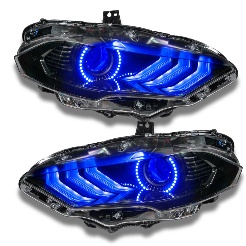 ORACLE Lighting Oracle 18-21 Ford Mustang Dynamic DRL Upgrade w/ Halo Kit & Sequential Turn Signal - ColorSHIFT 1446-332 1446-332 User 4