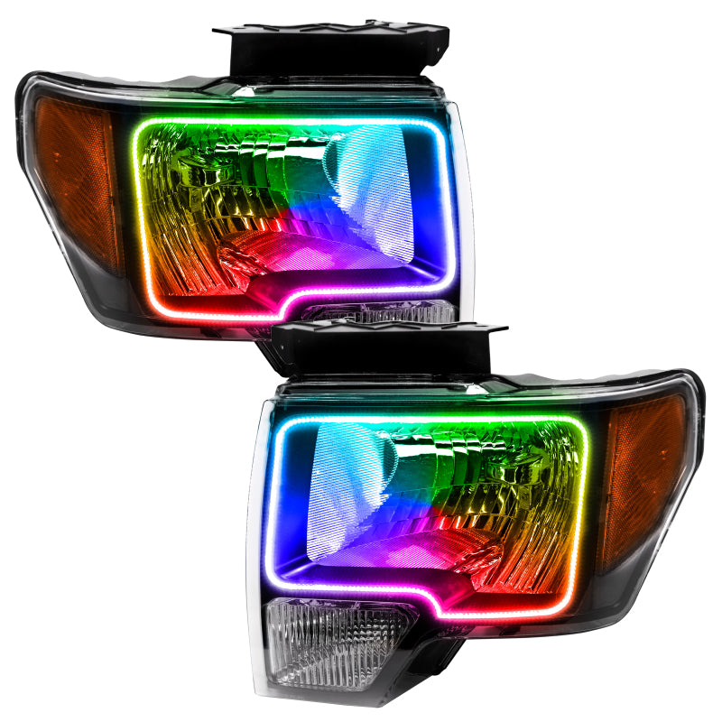 ORACLE Lighting Oracle 09-14 Ford F-150 LED HL - Black - ColorSHIFT w/o Controller 7188-334 7188-334 Photo - Primary