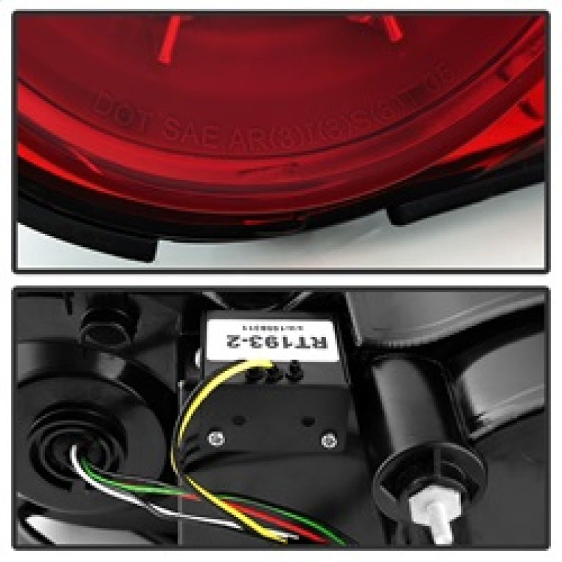 Spyder 09-15 Nissan GTR LED Tail Lights Red Clear ALT-YD-NGTR09-LED-RC 5082008 5082008 Photo - Unmounted