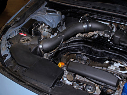 aFe Takeda Momentum Pro DRY S Cold Air Intake System 18-19 Subaru Crosstrek H4 2.0L 56-70010D 56-70010D Photo - Mounted