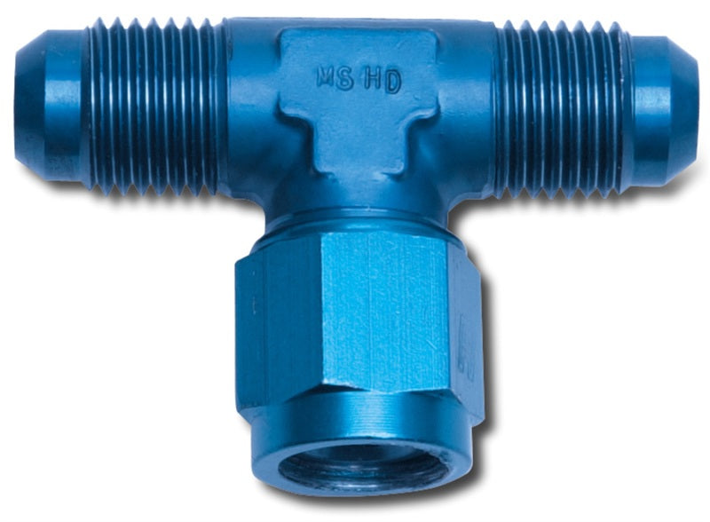 Russell -8 AN AN Tee - Female AN On Side (Blue Finish) 614308 Photo - Primary