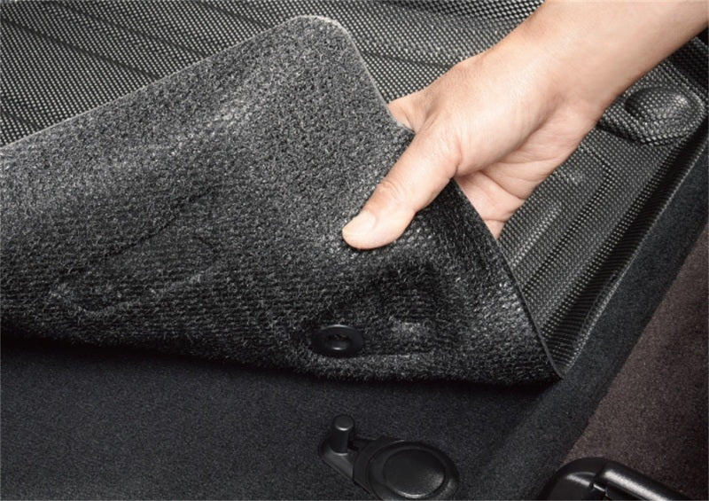 3D MAXpider 19-21 Porsche Cayenne 2021 Cayenne GTS Elegant Hybrid 1st Row Floormat - Black SLPO01914709 SLPO01914709 Photo - Mounted