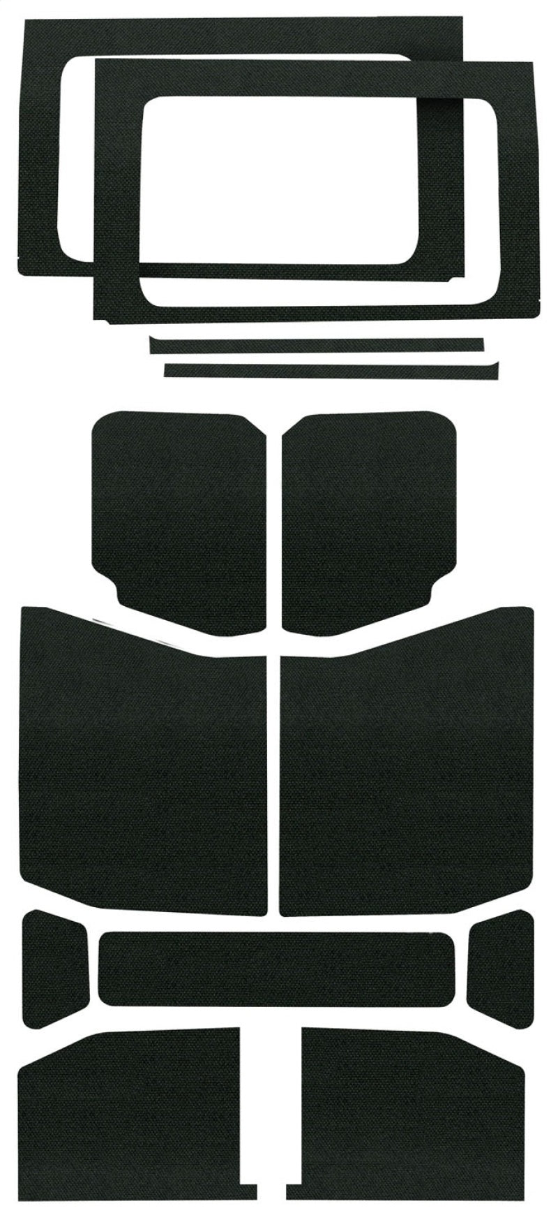 DEI 2018-Up Jeep Wrangler JL 4-Door Headliner Complete Kit 13-pc - Black 50178 50178 Photo - Primary