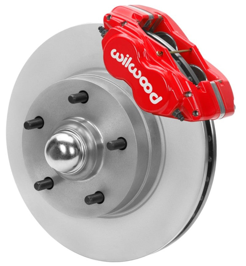 Wilwood 70-81 FBody/75-79 A&XBody Dynalite Frt Brk Kit 11in Rtr Red Calipers Use w/ Pro Drop Spindle 140-15980-R 140-15980-R User 1