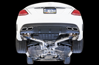 AWE Tuning Mercedes-Benz W205 AMG C63/S Coupe SwitchPath Exhaust System - for DPE Cars 3025-31042 3025-31042 Photo - Mounted