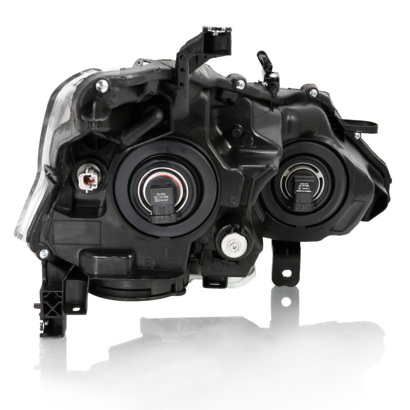 ANZO 2013-2015 Nissan Altima Projector Headlight Chrome Amber 121550 121550 Photo - Unmounted