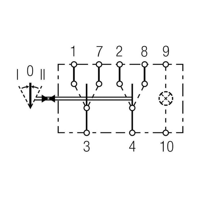 Hella Switch On/On/Off Momentary W Loc Light 007832251 007832251 Technical Drawing