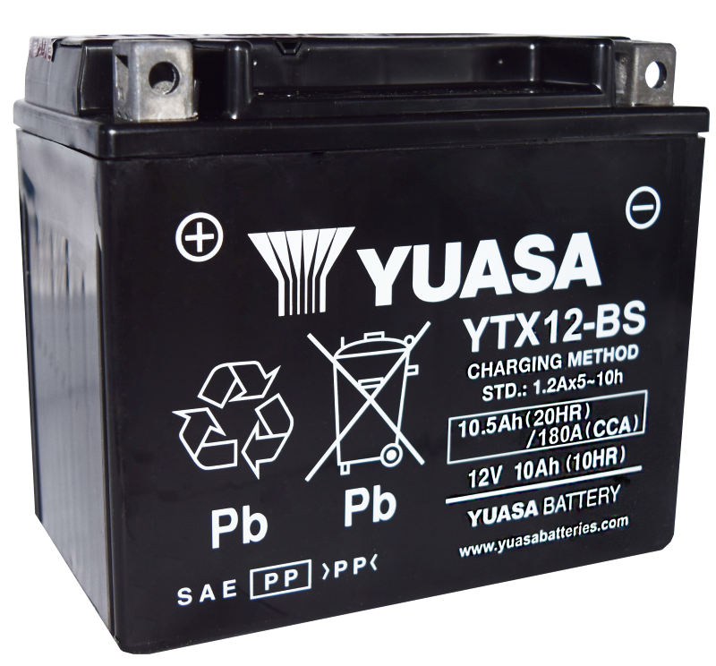 Yuasa Battery Yuasa YTX12-BS Maintenance Free AGM 12 Volt Battery (Bottle Supplied) YUAM3RH2SIND YUAM3RH2SIND User 1