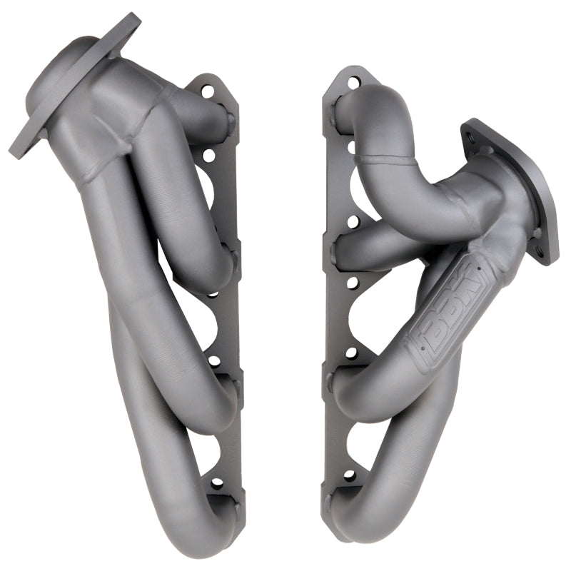 BBK 87-95 Ford F150 Truck 5.0 302 Shorty Unequal Length Exhaust Headers - 1-5/8 Chrome 3510 3510 Photo - Unmounted