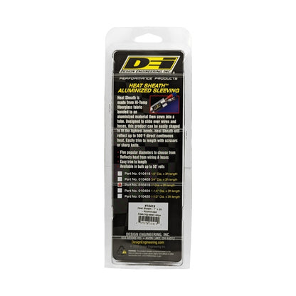 DEI Heat Sheath 1in x 3ft - Aluminized Sleeving- Sewn Edge 10419 10419 Photo - Unmounted