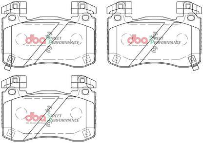 DBA 2018+ Kia Stinger V6 Twin Turbo SP Performance Front Brake Pads DB15003SP DB15003SP User 1
