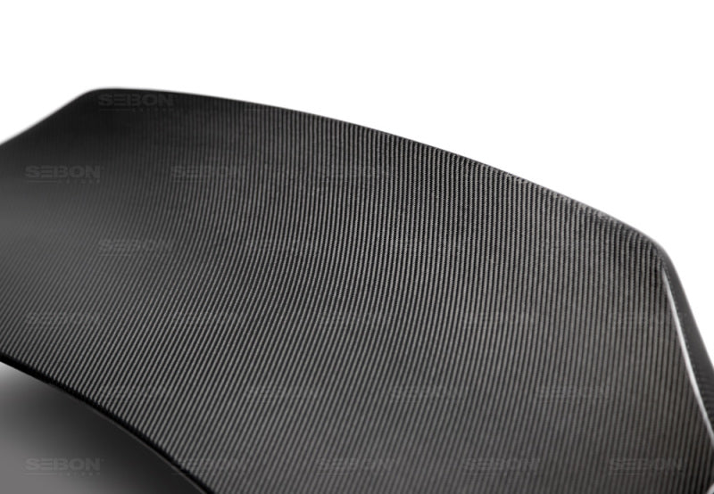 Seibon Carbon Fiber Trunk Lid For 2008-2014 Subaru WRX/STi 4DR TL0809SBIMP4D-C Photo - Primary