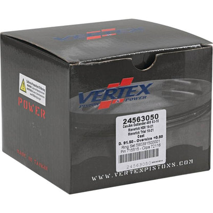 Vertex Pistons Vertex Piston 2011 Can-Am Commander 800 800cc +0.50mm Oversized Cast Replica Piston Kit 24563050 24563050 Photo - Primary