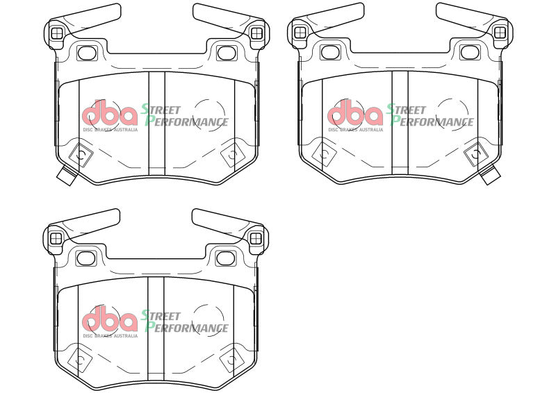DBA 2018+ Kia Stinger V6 Twin Turbo SP Performance Rear Brake Pads DB15004SP DB15004SP User 1