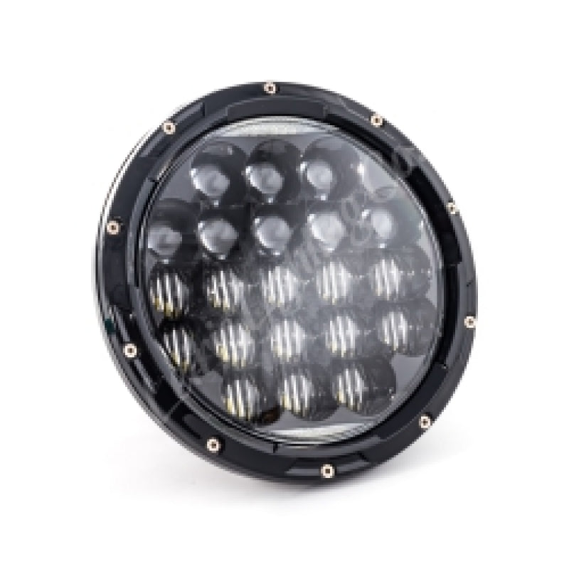 Letric Lighting 7in Led Aggressive Headlght Blk LLC-ILHC-7A LLC-ILHC-7A Photo - Primary