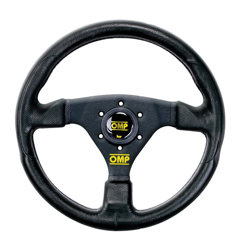 OMP GP Racing Steering Wheel - Black/Black OD0-1981-071 OD0-1981-071 Photo - Primary