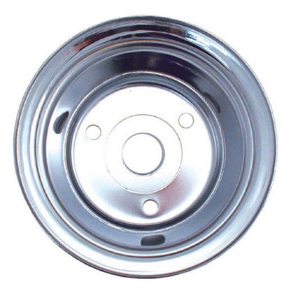 Spectre SB Chevy (w/Long Water Pump) Double Lower Groove Crankshaft Pulley - Chrome 4438 4438 Photo - Unmounted