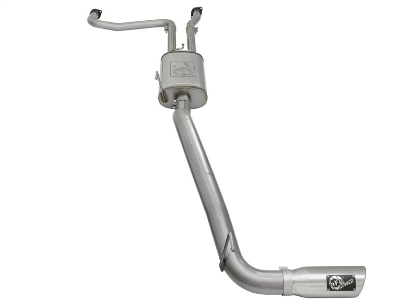 aFe MACH Force-Xp 2-1/2" into 3-1/2" 409 Stainless Steel Cat-Back Exhaust 49-46125-P Photo - Unmounted