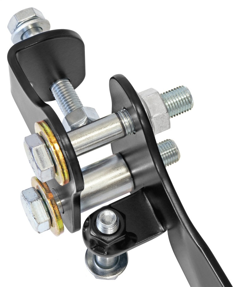 RockJock JL/JT Currectlync High Steer Trac Bar and Steering Stabilizer Shock Relocation Bracket RJ-441110-101 RJ-441110-101 Photo - Unmounted