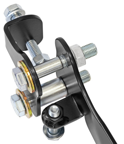 RockJock JL/JT Currectlync High Steer Trac Bar and Steering Stabilizer Shock Relocation Bracket RJ-441110-101 RJ-441110-101 Photo - Unmounted