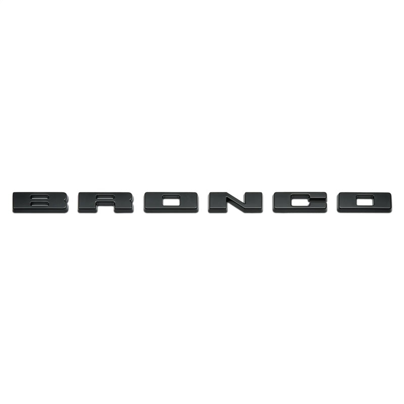 Ford Racing 2021+ Bronco Grille Lettering Overlay Kit - Black M-1447-BLMB M-1447-BLMB Photo - Primary