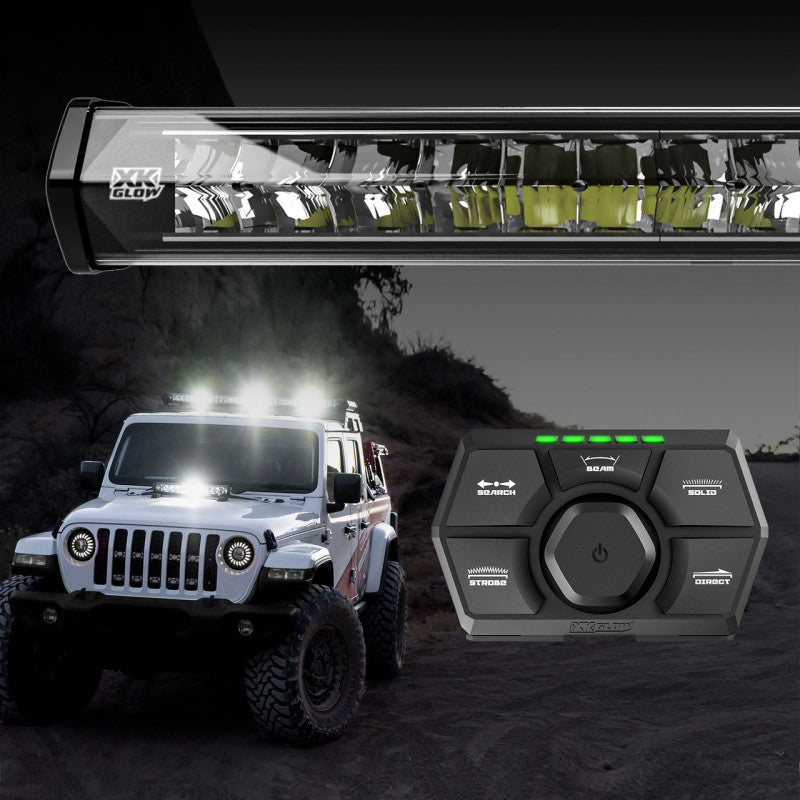 XKGLOW XK Glow SAR90 Light Bar Kit Emergency Search and Rescue Light System White 36In XK-SAR90-2W XK-SAR90-2W User 1