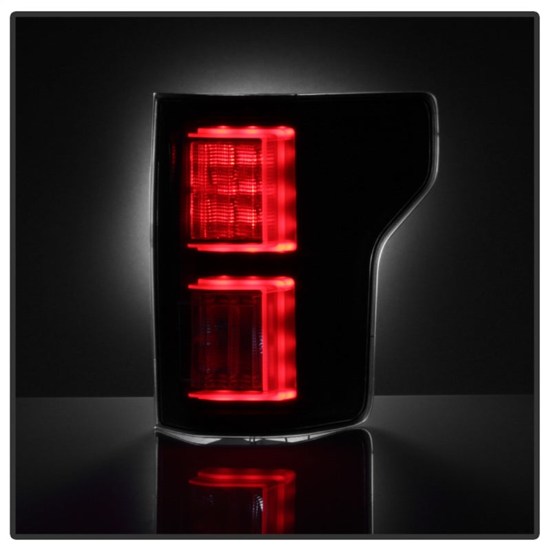 Spyder 18-19 Ford F-150 (w/Blind Spot Sensor) LED Tail Lights - Black (ALT-YD-FF15018-LED-BK) 5085689 5085689 Photo - Unmounted