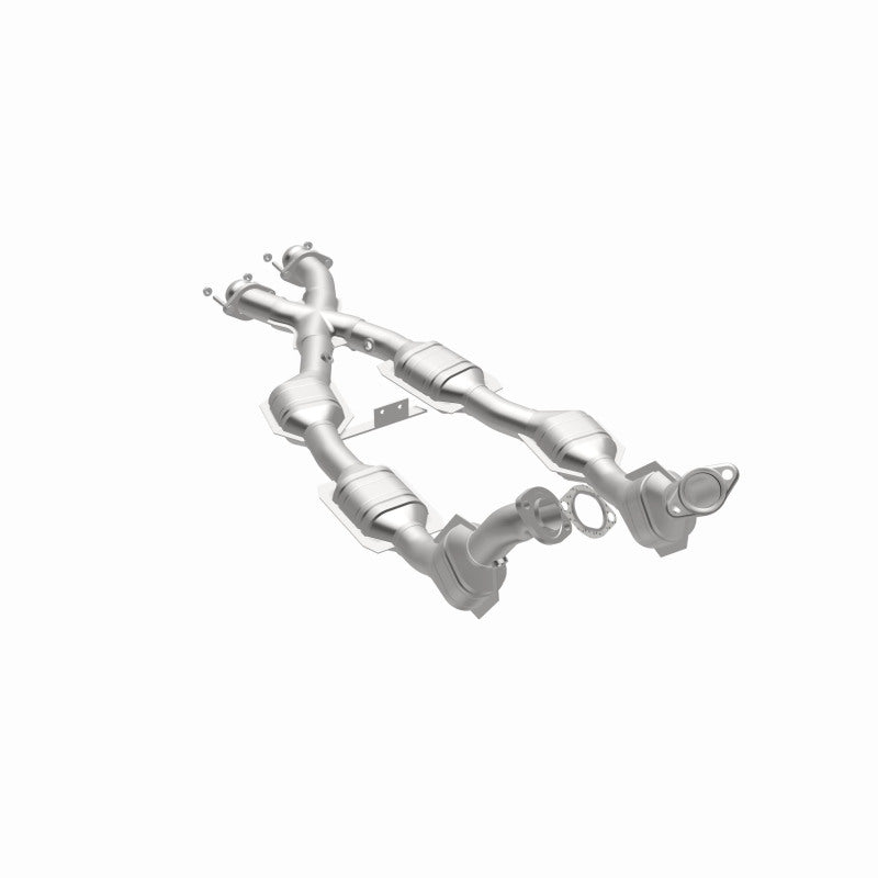 MagnaFlow Ford Mustang HM Grade Federal / EPA Compliant Direct-Fit Catalytic Converter 93348 360 Degree Image Set