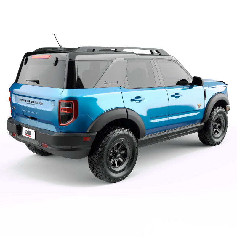EGR 21-23 Ford Bronco Sport (Sport Utility) EGR Rugged Look Fender Flares (Set of 4) - Smooth Matte 753564 753564 Photo - Mounted